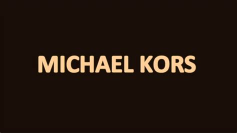 michael kors brand pronunciation|how to say michael kors.